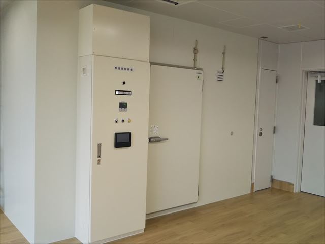 弊社プラン図を基に納入した2坪恒温室の写真